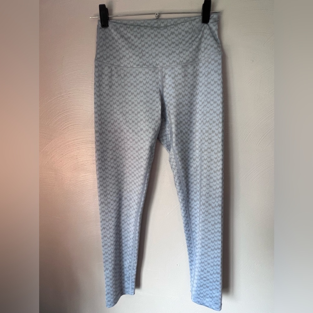 Zella Women’s Size S Blue Pattern Athletic Pants Leggings Stretch
